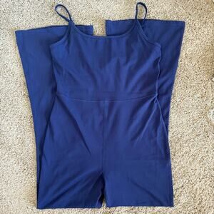 Yogalicious Lux Scarlett Flare Jumpsuit - XL Royal Blue - Active Gym Workout